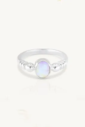 Harper Moonstone Silver Ring