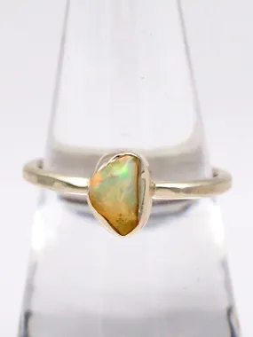 Hiouchi Sterling Silver Stone Stacker Ring | Opal