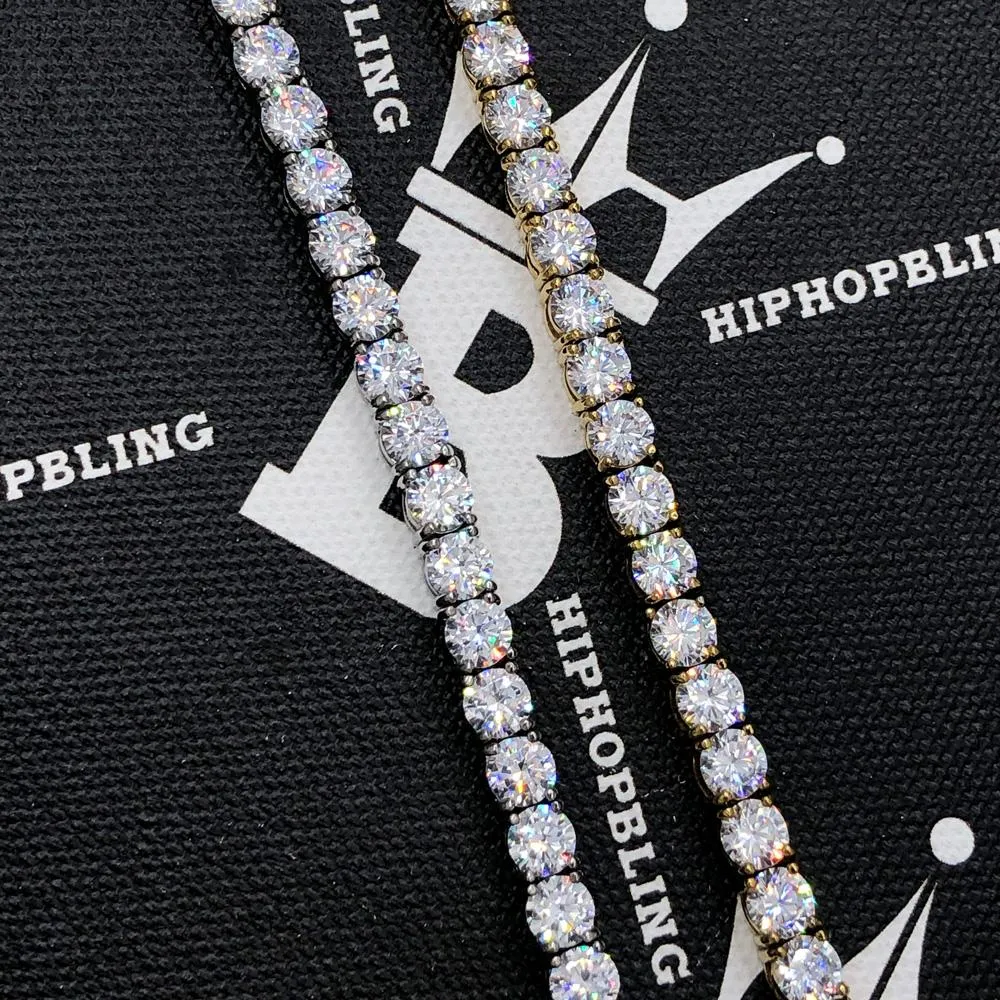 Hip Hop Bling VVS Iced Out Tennis Bracelet 5MM