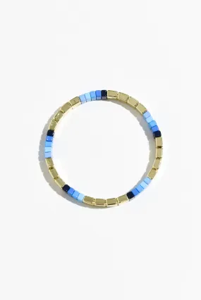 Indiga Blue Beaded Bracelet