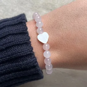 Love Yourself Bracelet - Rose Quartz