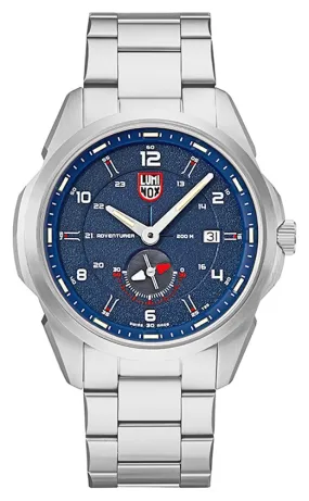 Luminox Atacama Adventurer Stainless Steel Blue Dial Date Divers Quartz Mens Watch XL.1764