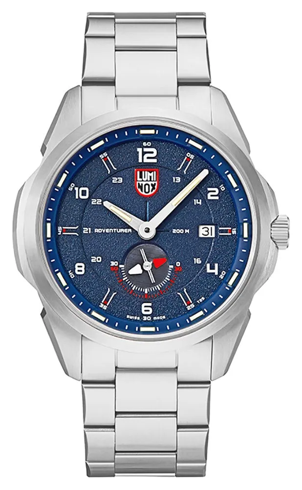 Luminox Atacama Adventurer Stainless Steel Blue Dial Date Divers Quartz Mens Watch XL.1764