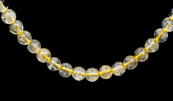 Luxury Citrine Natural Gemstone Necklace