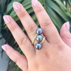 MAHINA RINGS - MULTICOLOUR VARIETY - Premium 3 Shell Pearl Ring