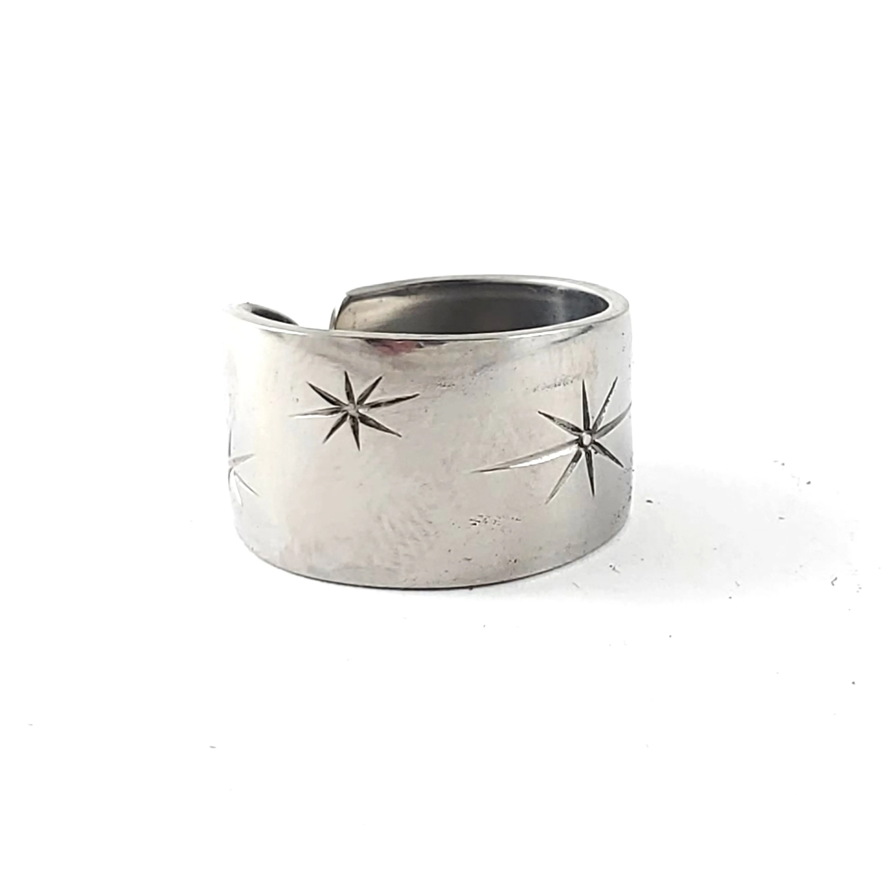 Marcrest Citation Starburst Stainless Steel Spoon Ring