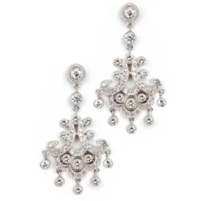 Mariah Cubic Zirconia Chandelier Earrings