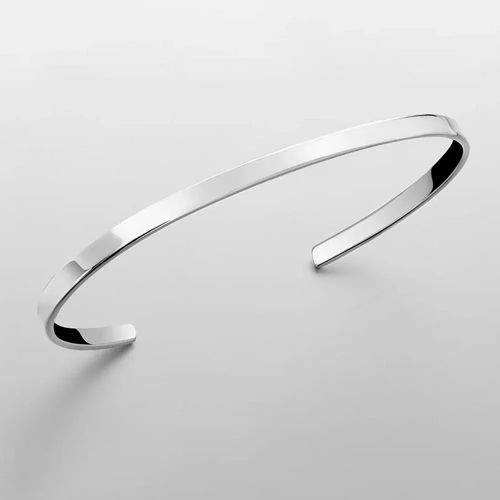 Men's Waterproof Stainless Steel Cuff Bracelet