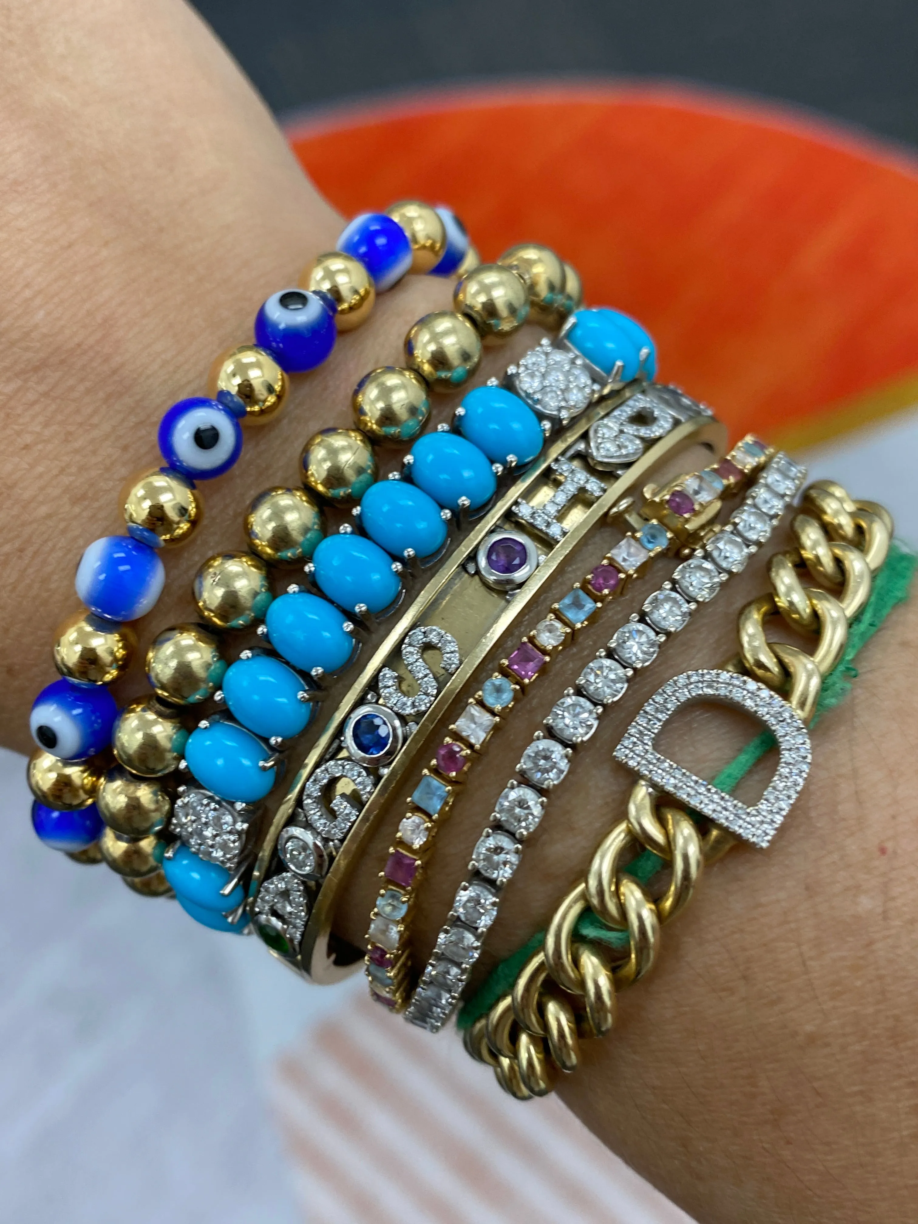 Monaco Evil Eye Ball Bracelet