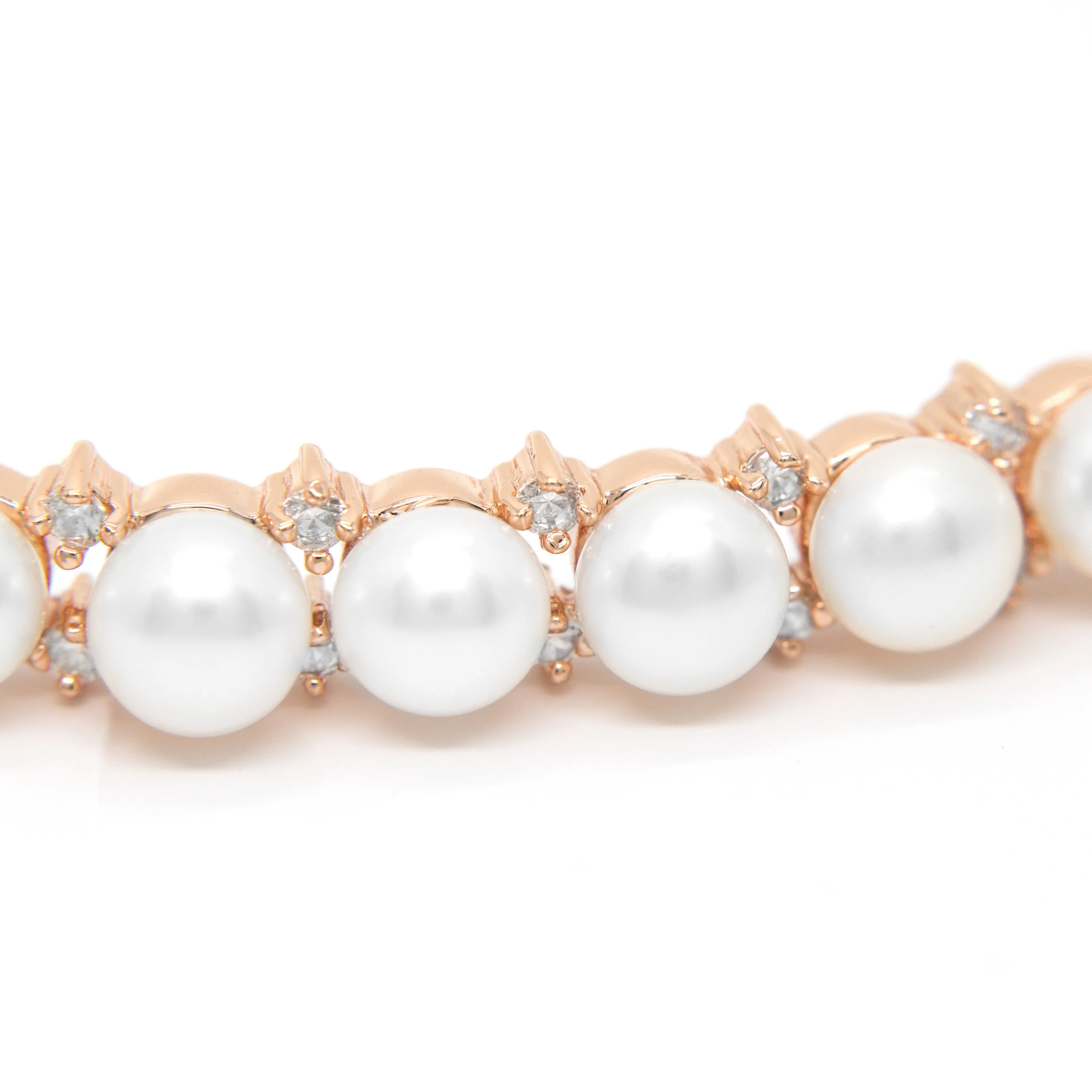 “Morning Dew” Cultured Pearl Bangle