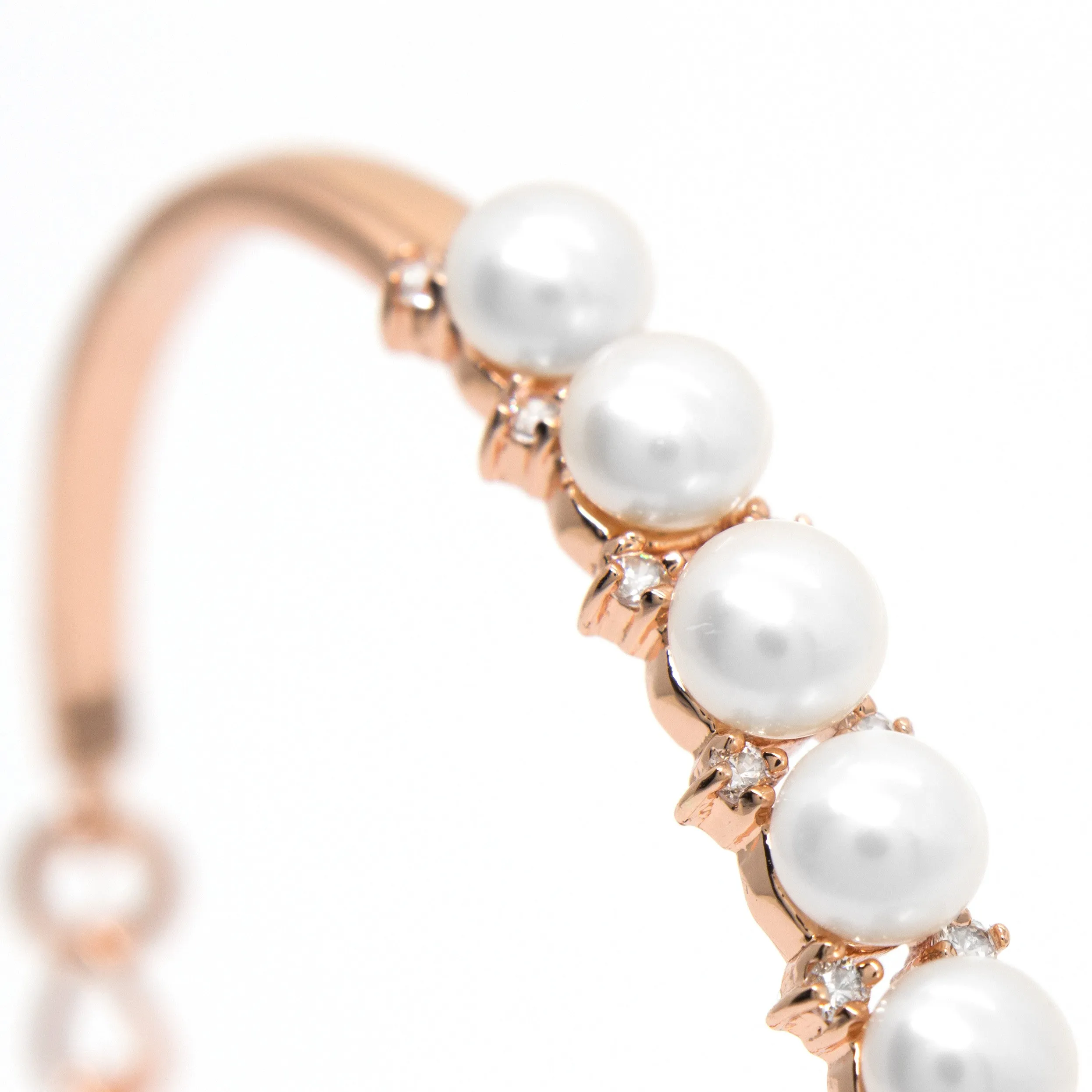 “Morning Dew” Cultured Pearl Bangle