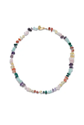 Multi-stone and Enamel Necklace