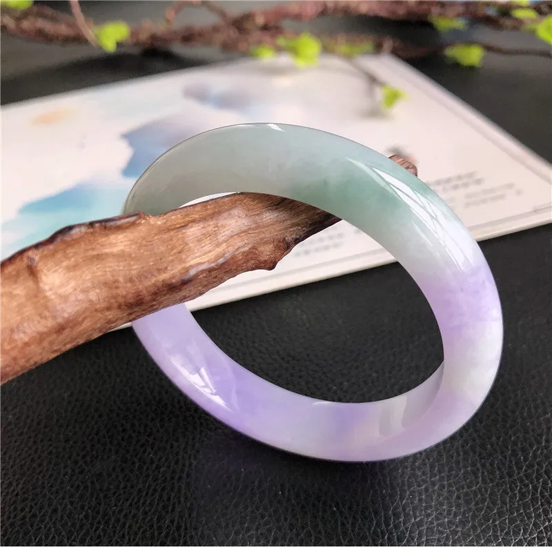 Natural Jade Bangle Jadeite Bangle Internal Diameter 58.8mm E2031077