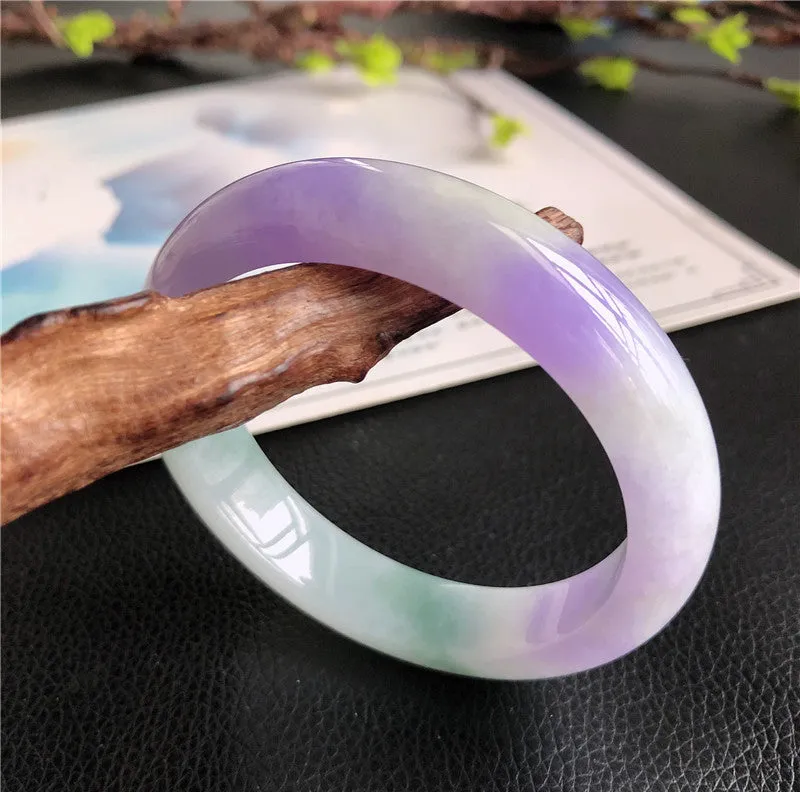 Natural Jade Bangle Jadeite Bangle Internal Diameter 58.8mm E2031077