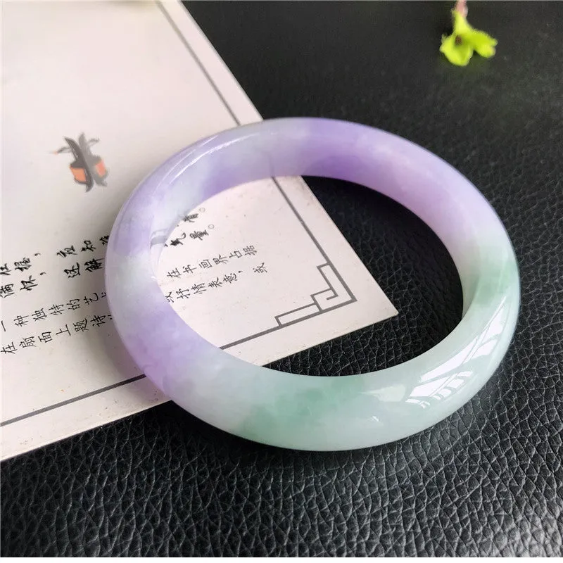 Natural Jade Bangle Jadeite Bangle Internal Diameter 58.8mm E2031077