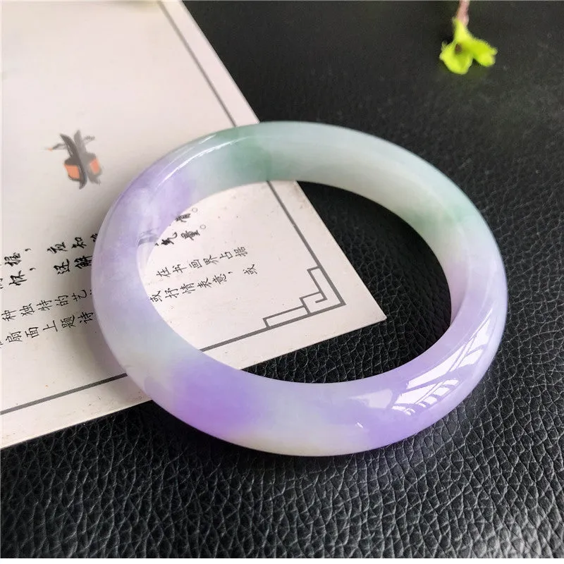 Natural Jade Bangle Jadeite Bangle Internal Diameter 58.8mm E2031077