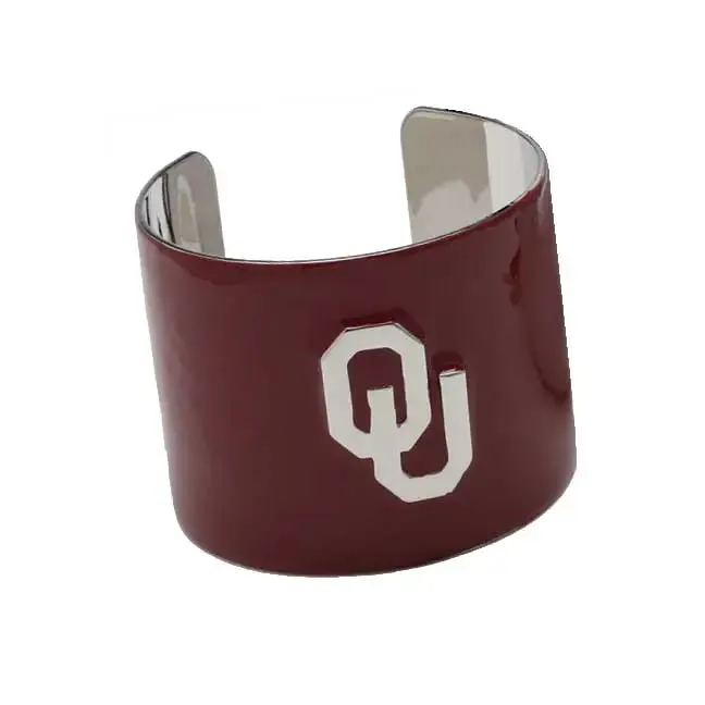 OU Enameled Cuff