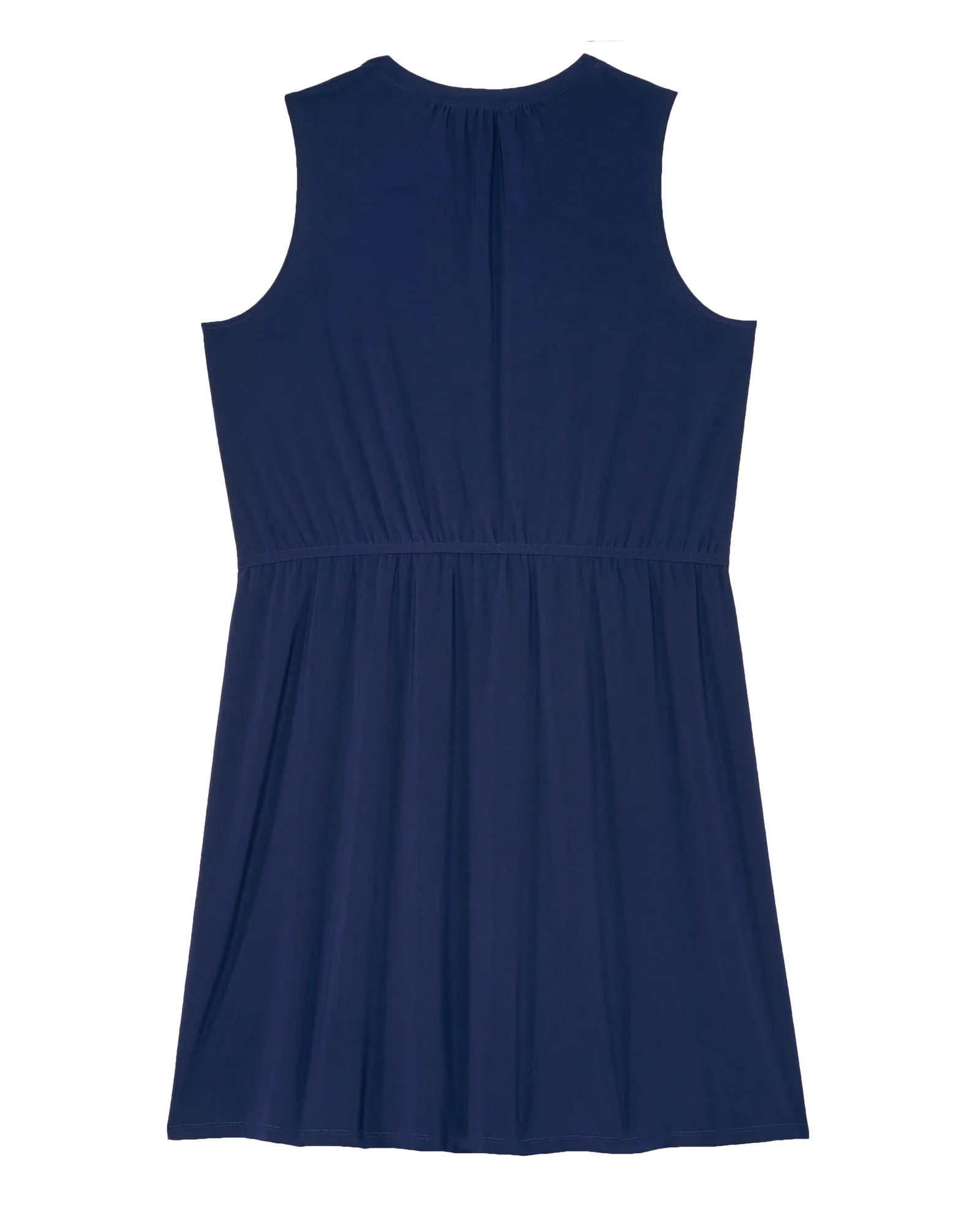 Overland A-line Elastic Waist Dress | Navy