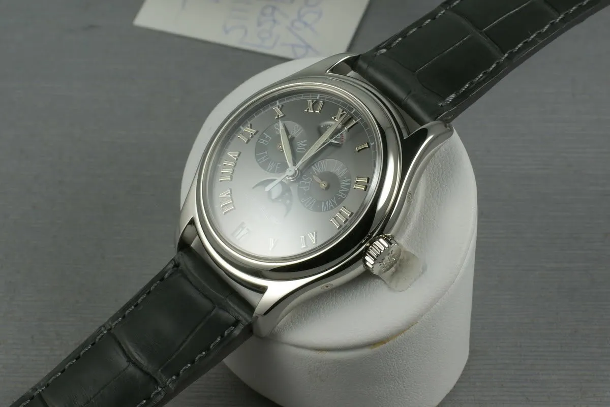 Patek Philippe Platinum Automatic Annual Calendar with Moon Phase 5056P