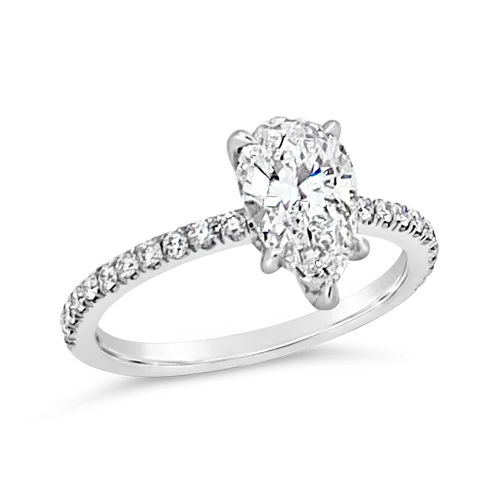 Pear Shaped Diamond Ring