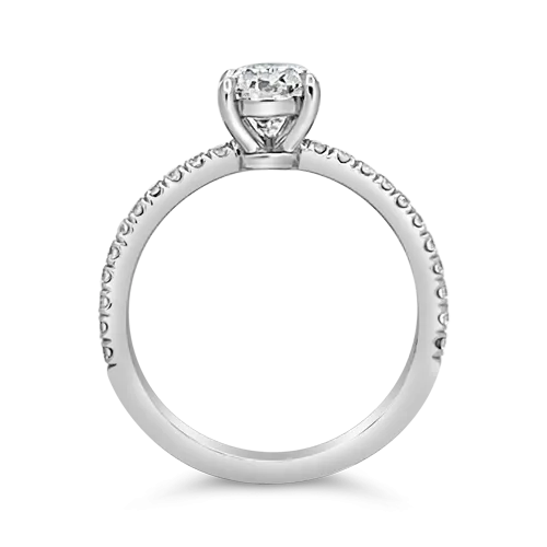 Pear Shaped Diamond Ring