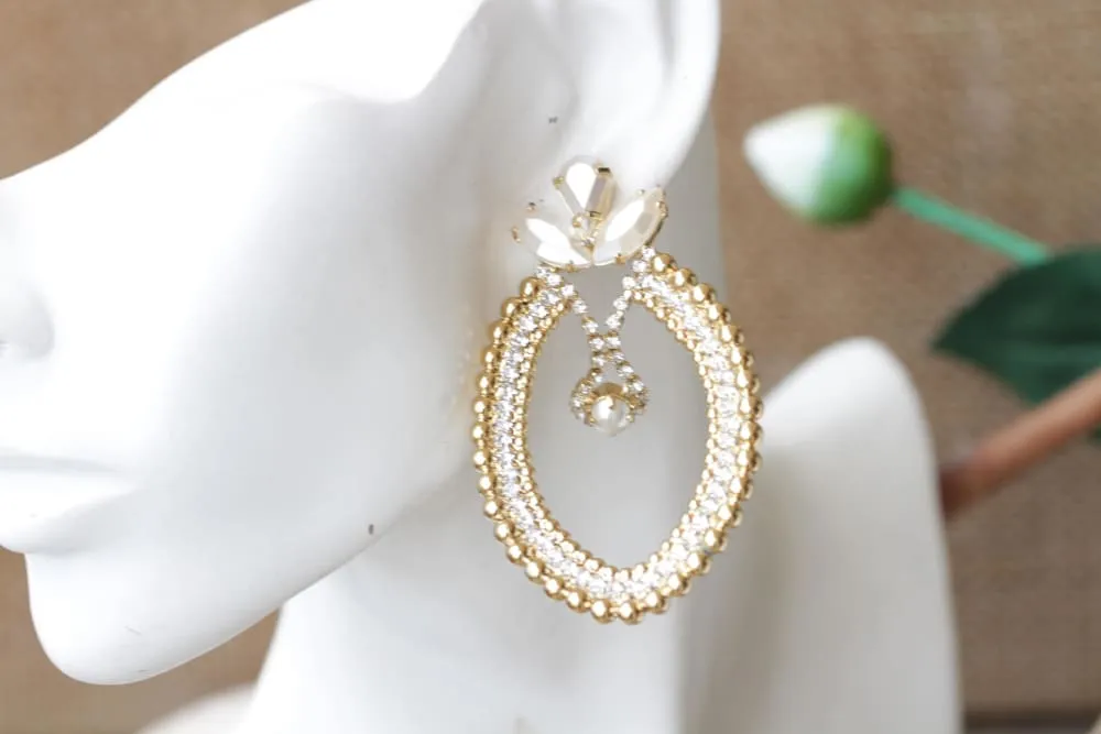 PEARL CHANDELIER EARRINGS