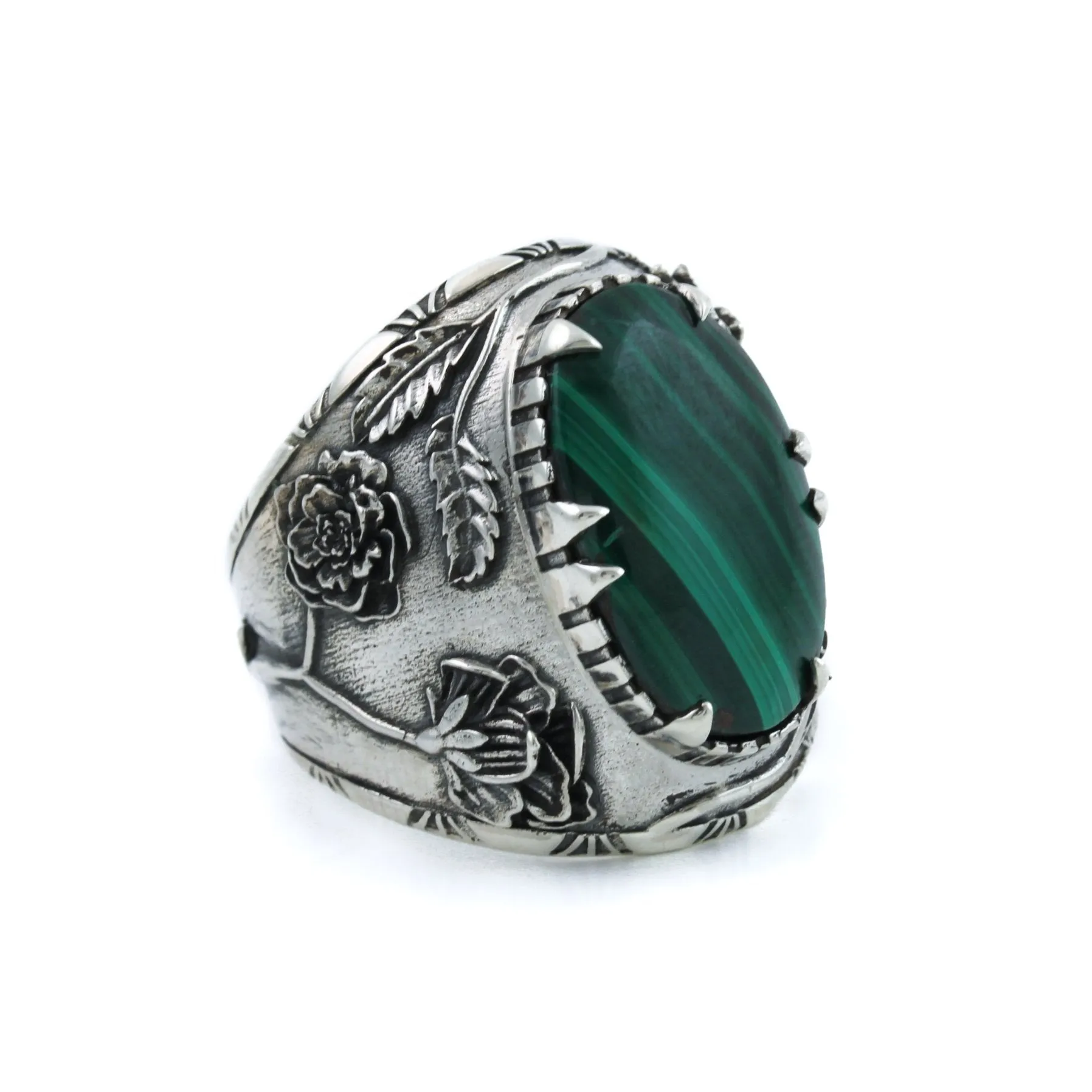 "Kiss From The Rose" Ring x Malachite