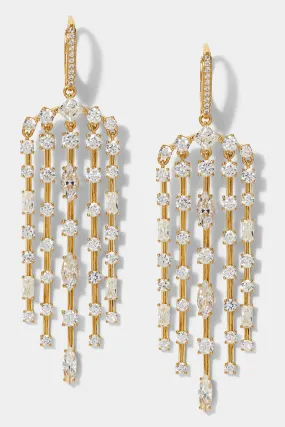 RARE JEWELS CHANDELIER LEVERBACK EARRINGS