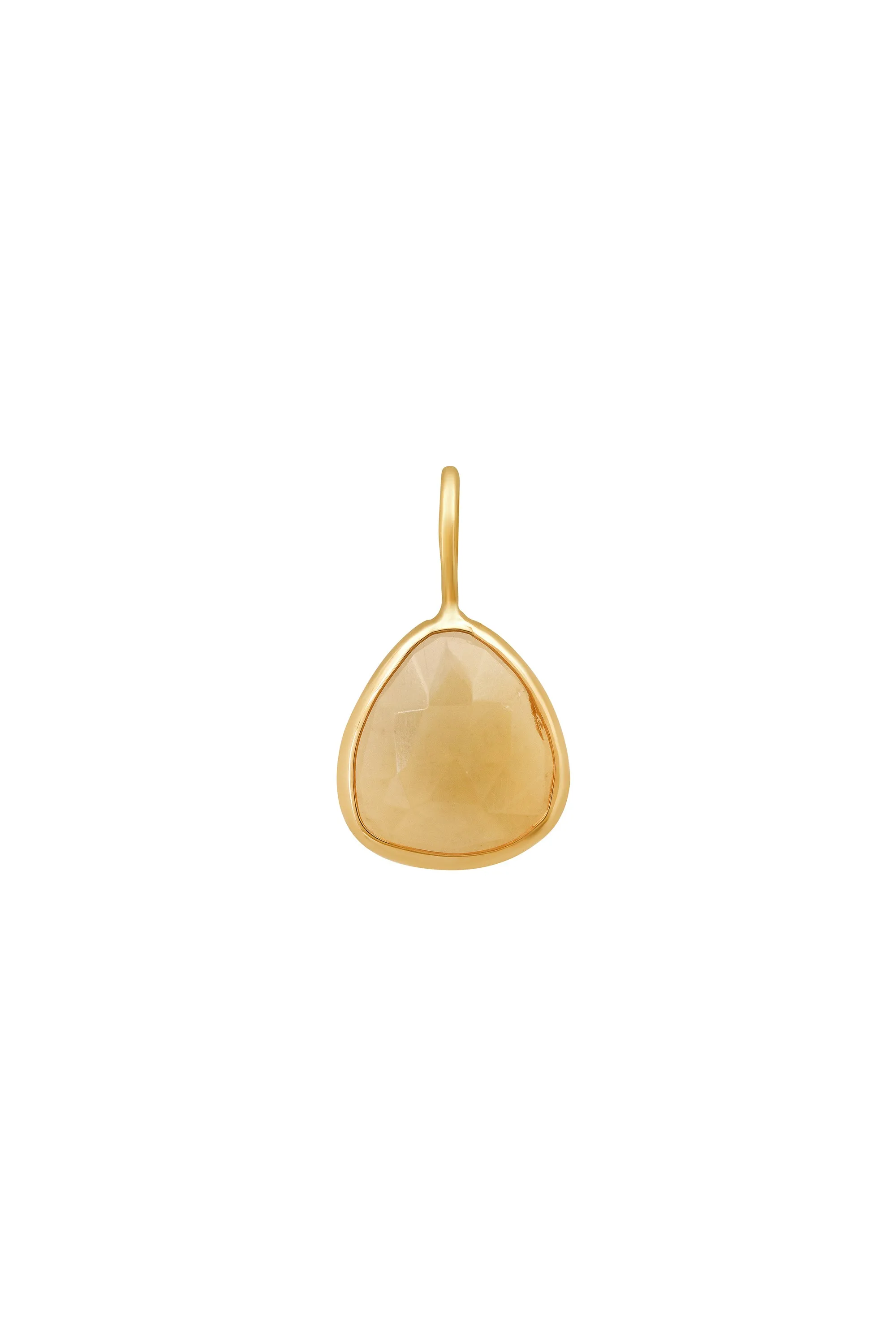 Rose Cut Citrine Charm No. 2393