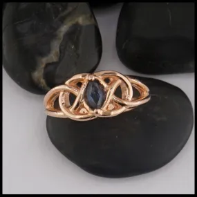 Rose Gold Sapphire Ring