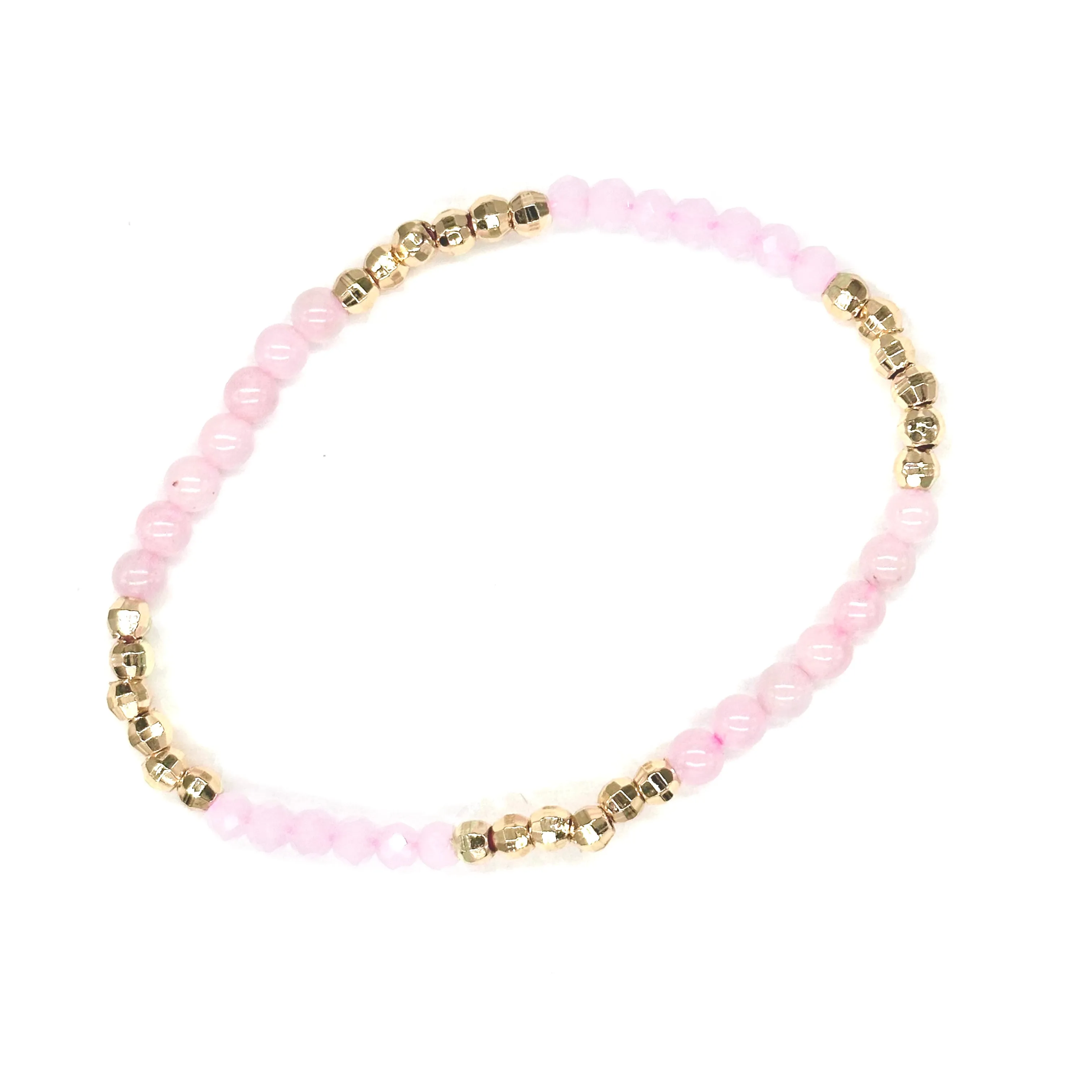 Rose Quartz, Evil Eye Build-Your-Own Bracelet Set