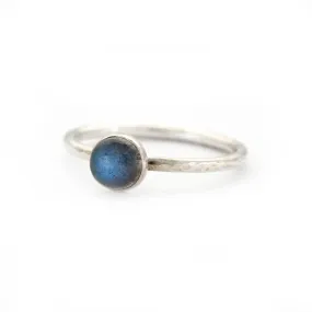 Simple Labradorite Stacking Ring