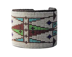 Sioux Saddle Bags Beaded Cuff