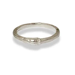 Sterling Silver Willow Bud Twig Ring