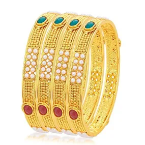 Sukkhi Ravishing Gold Plated Bangle For Women