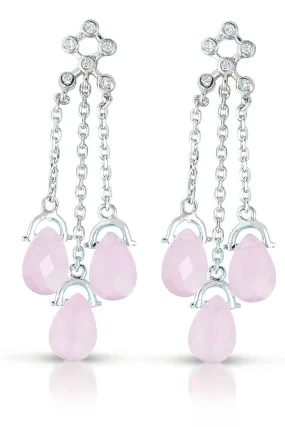 Sylvie three Strand Drop Last Pair Earrings