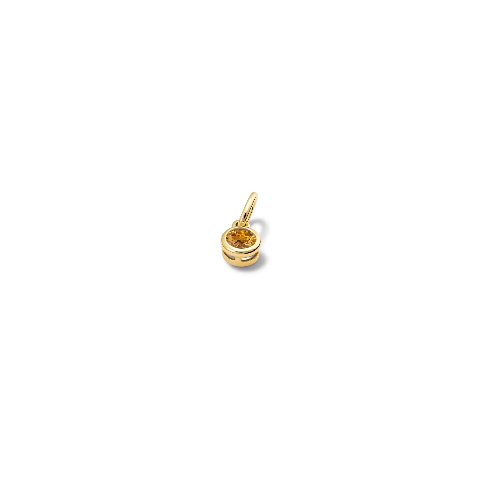 Talya Necklace Pendant Yellow Gold - Citrine