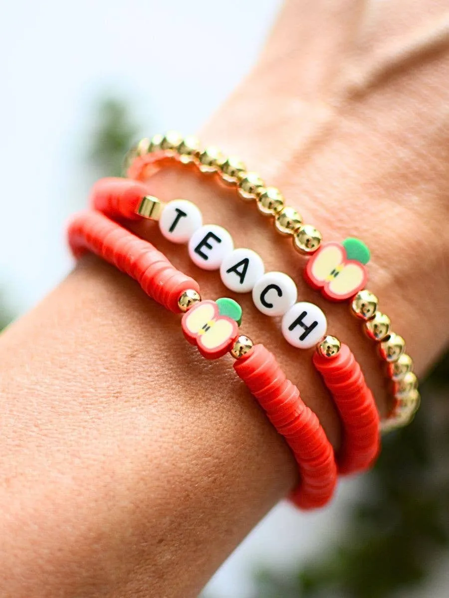 Teacher Bracelet Stack