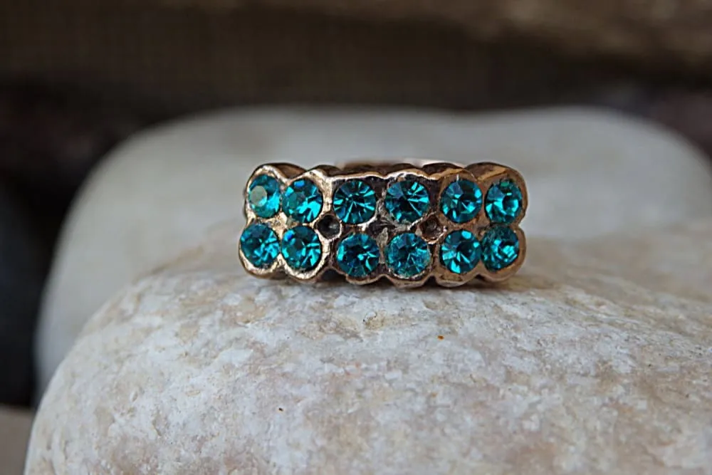 Teal Rebeka ring