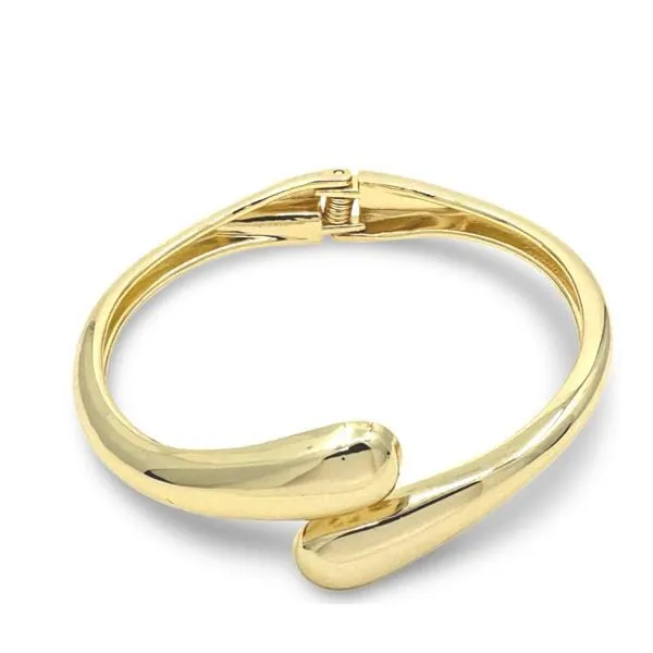 'Teardrop' Plated Bracelet: Gold Plated (BNG4008)