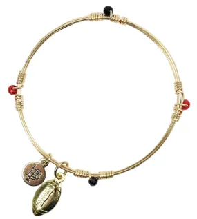 The Gameday Bangle - Red   Black