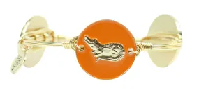 The Orange Alligator Bangle Bracelet