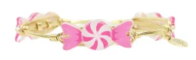 The Pink Candy Christmas Bangle Bracelet