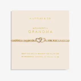 The Wonderful Grandma Bracelet in Gold