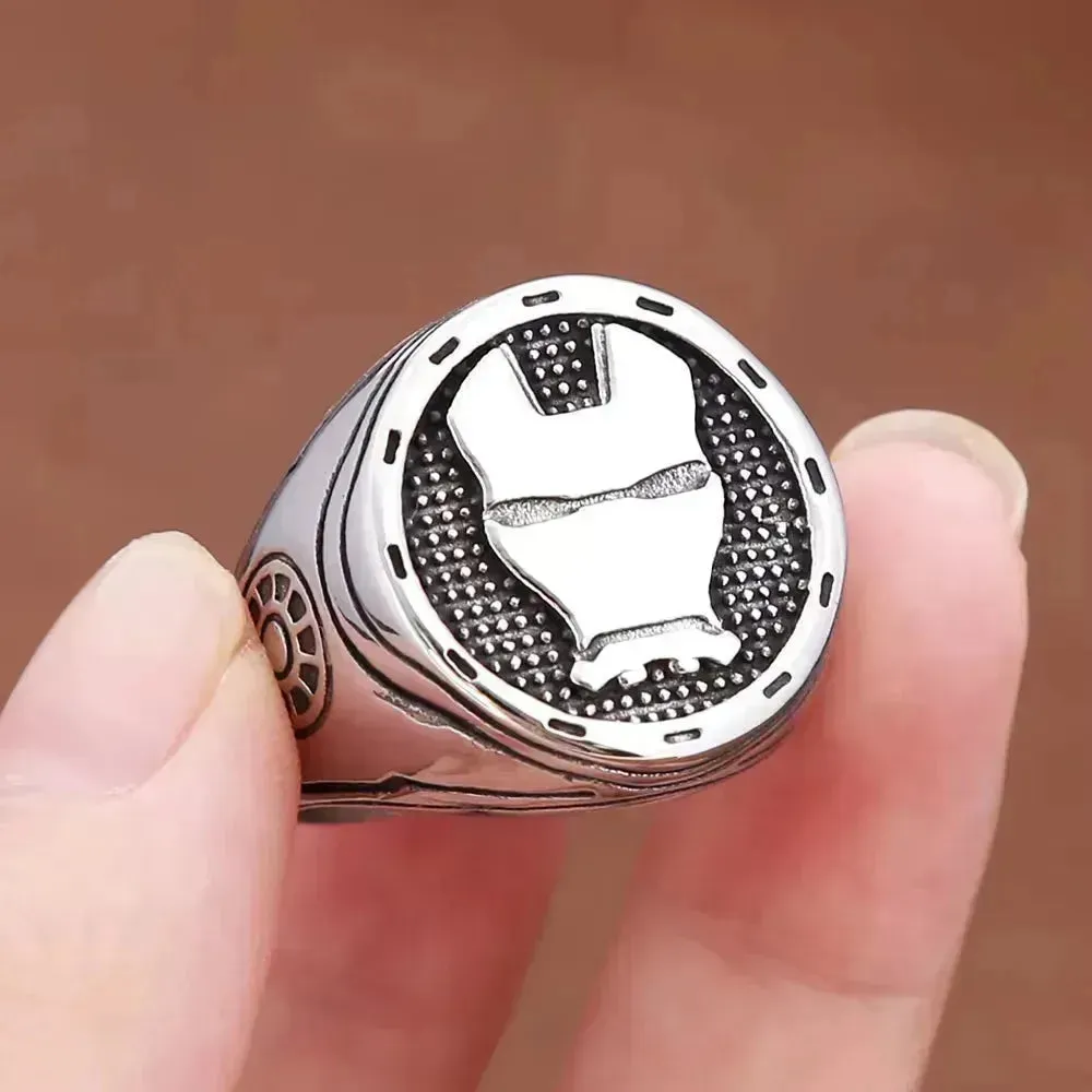 Vintage Iron Man Mask Ring