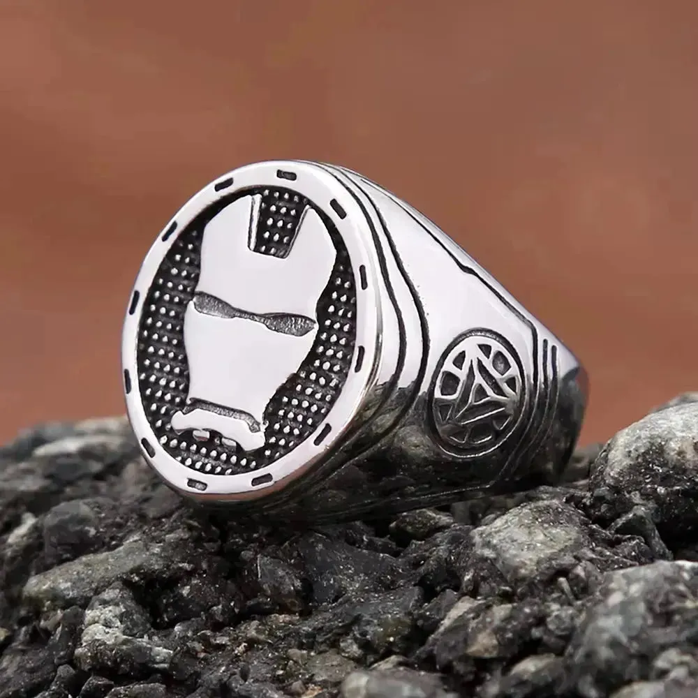 Vintage Iron Man Mask Ring