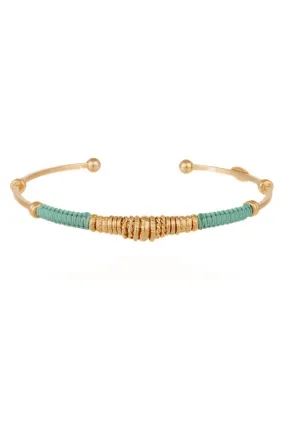 Zizanie Bracelet in Aqua Blue